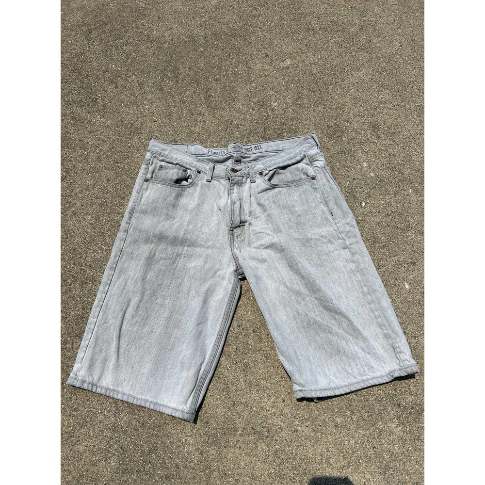 Y2K grey washed out dickies jorts